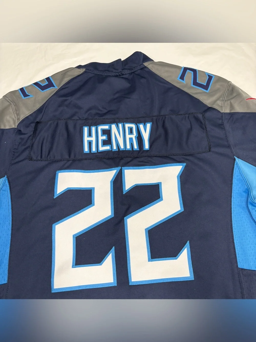 Nike Dri Fit Jersey Navy NFL Tennessee Titans Derrick Henry #22 Men's XXL